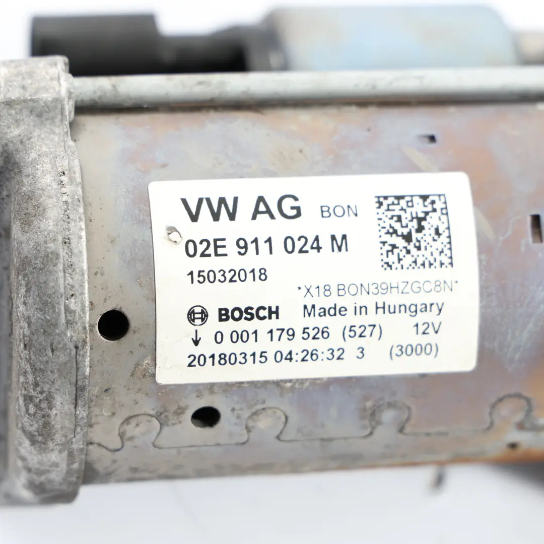 Audi A3 8V 2.0 TFSI DJHA Starter Motor 12V - SKU 02E911024M - Part number 02E911024M