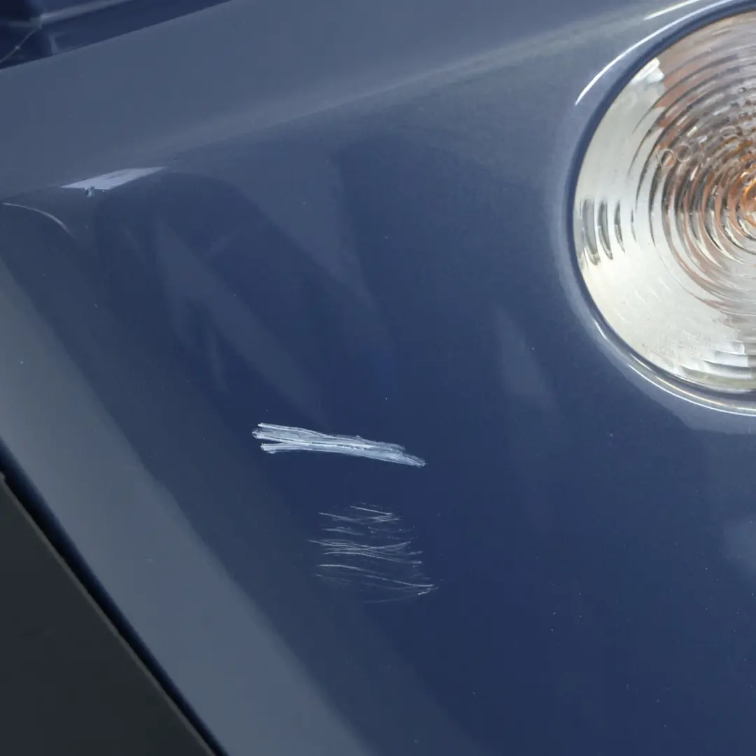 Mini Cooper R50 R52 Complete Front Bumper Panel Cool Blue Metallic - A27 - SKU 0308998-COOL - Part number 0308998