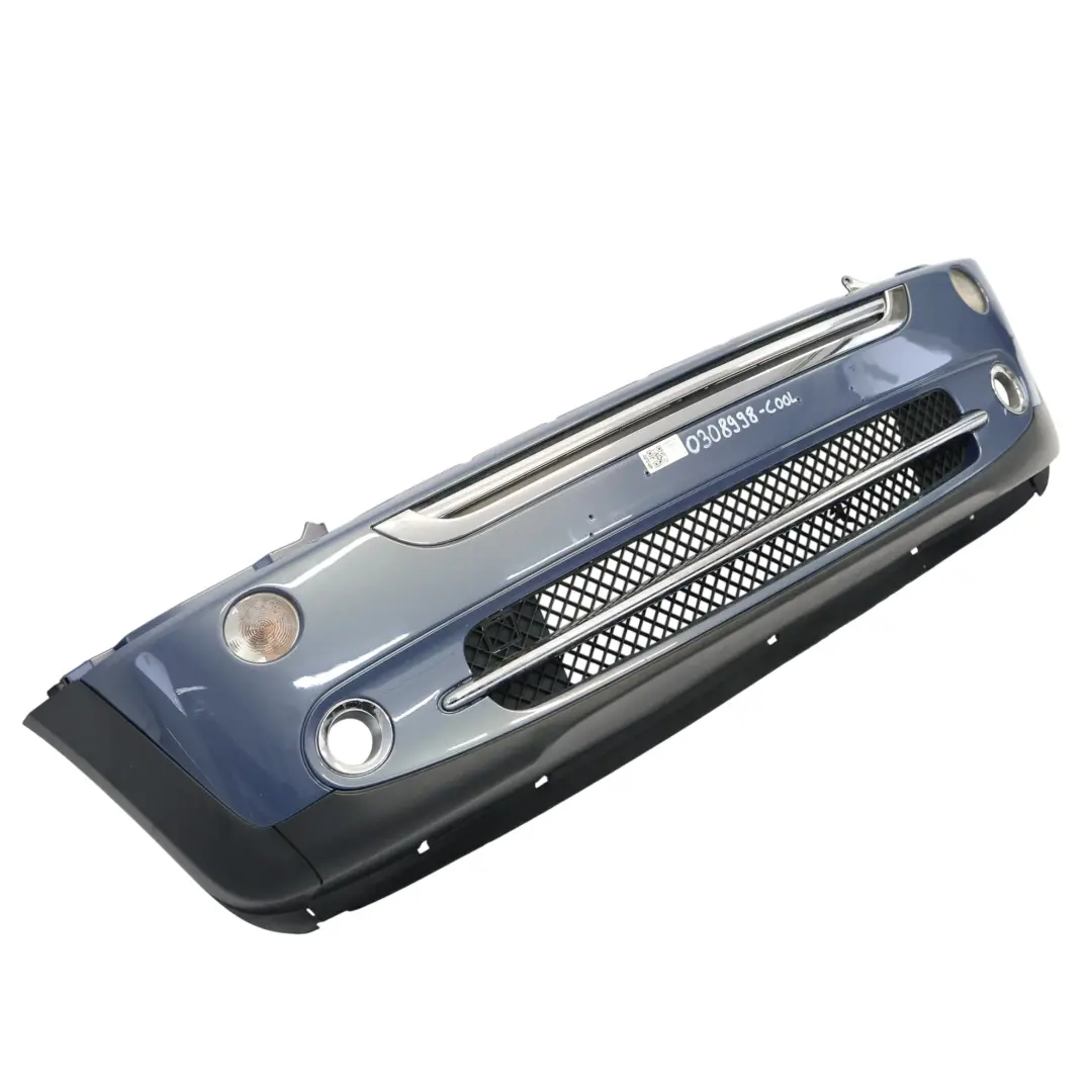 Stossfänger Vorn Cool Blue Blau Metallic - A27 für Mini R50 R52 Cooper Cabrio mit Teilenummer 0308998 Mini R50 R52 Cooper Cabrio Stossfänger Vorn Cool Blue Blau Metallic - A27 - SKU 0308998-COOL - Teilenummer 0308998