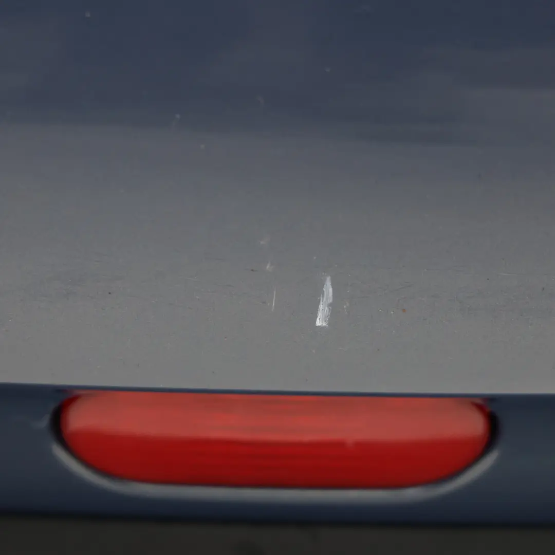 Bumper Cabrio Complete PDC Trim Panel Cool Blue Metallic - A27 to Mini R52 Rear with Part number 0309183 Mini R52 Rear Bumper Cabrio Complete PDC Trim Panel Cool Blue Metallic - A27 - SKU 0309183-COOL1 - Part number 0309183