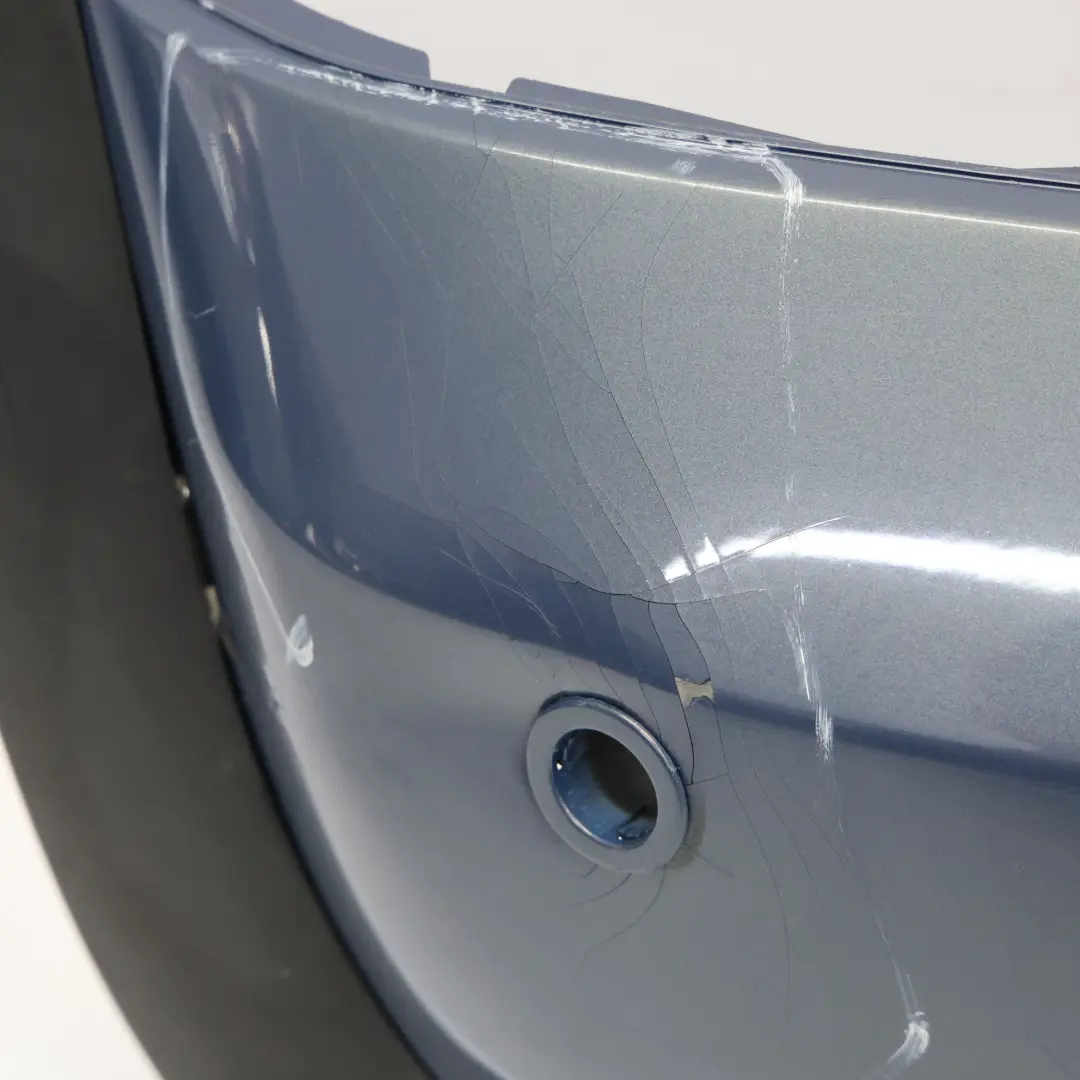 Heckstoßstange Cabrio Komplett PDC Cool Blue Metallic - A27 für Mini R52 mit Teilenummer 0309183 Mini R52 Heckstoßstange Cabrio Komplett PDC Cool Blue Metallic - A27 - SKU 0309183-COOL1 - Teilenummer 0309183