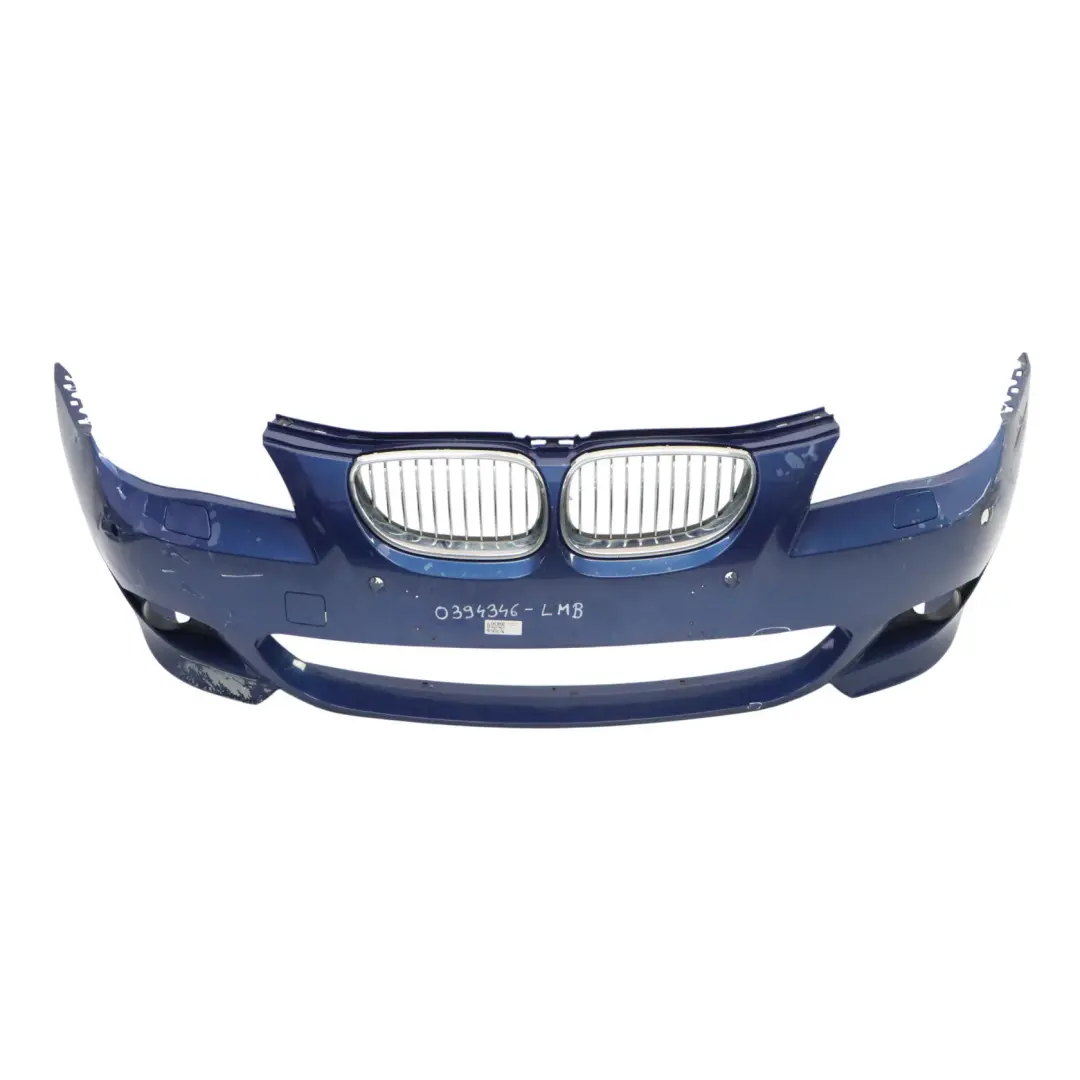 Front Bumper M Sport Trim Panel Le Mans Blue Metallic - 381 to BMW E60 E61 with Part number 0394346 BMW E60 E61 Front Bumper M Sport Trim Panel Le Mans Blue Metallic - 381 - SKU 0394346-LMB - Part number 0394346