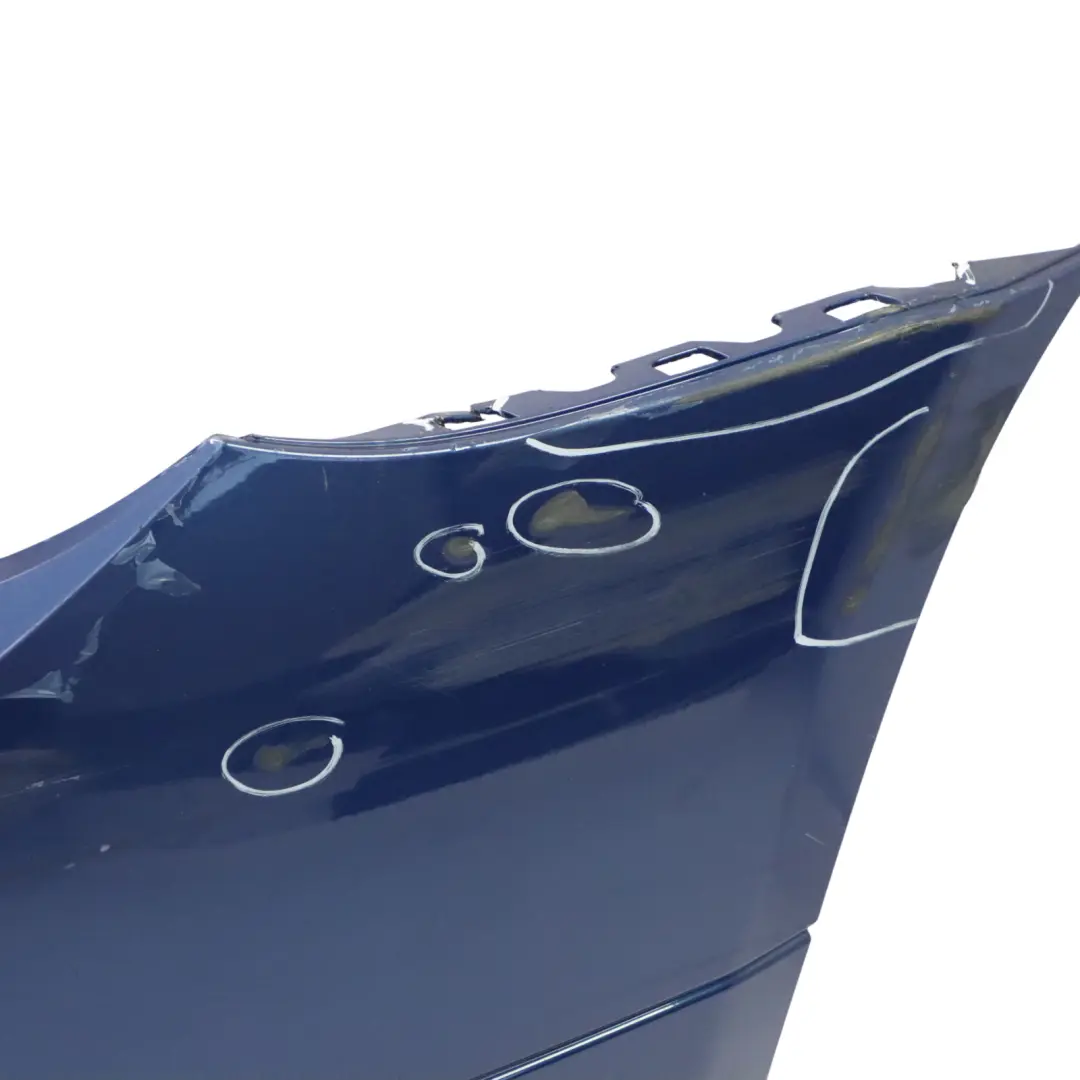 Front Bumper M Sport Trim Panel Le Mans Blue Metallic - 381 to BMW E60 E61 with Part number 0394346 BMW E60 E61 Front Bumper M Sport Trim Panel Le Mans Blue Metallic - 381 - SKU 0394346-LMB - Part number 0394346