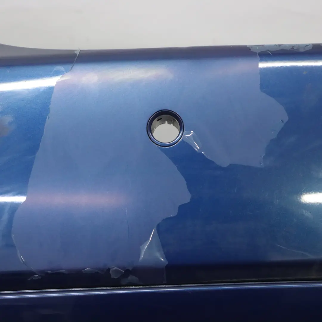 Bumper Rear M Sport Trim Panel PDC Le Mans Blue Metallic - 381 to BMW E60 with Part number 0394707 BMW E60 Bumper Rear M Sport Trim Panel PDC Le Mans Blue Metallic - 381 - SKU 0394707-LMB2 - Part number 0394707
