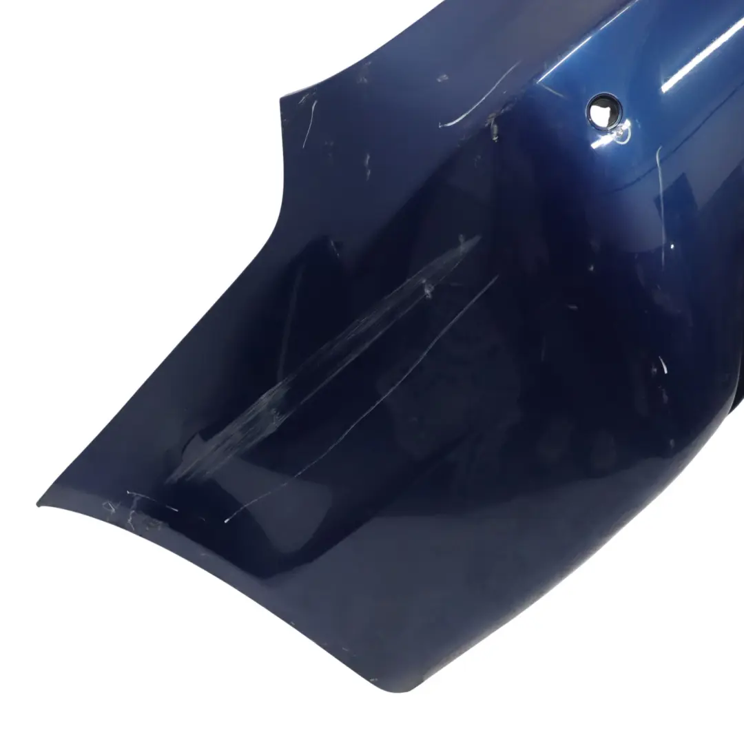 Bumper Rear M Sport Trim Panel PDC Le Mans Blue Metallic - 381 to BMW E60 with Part number 0394707 BMW E60 Bumper Rear M Sport Trim Panel PDC Le Mans Blue Metallic - 381 - SKU 0394707-LMB2 - Part number 0394707