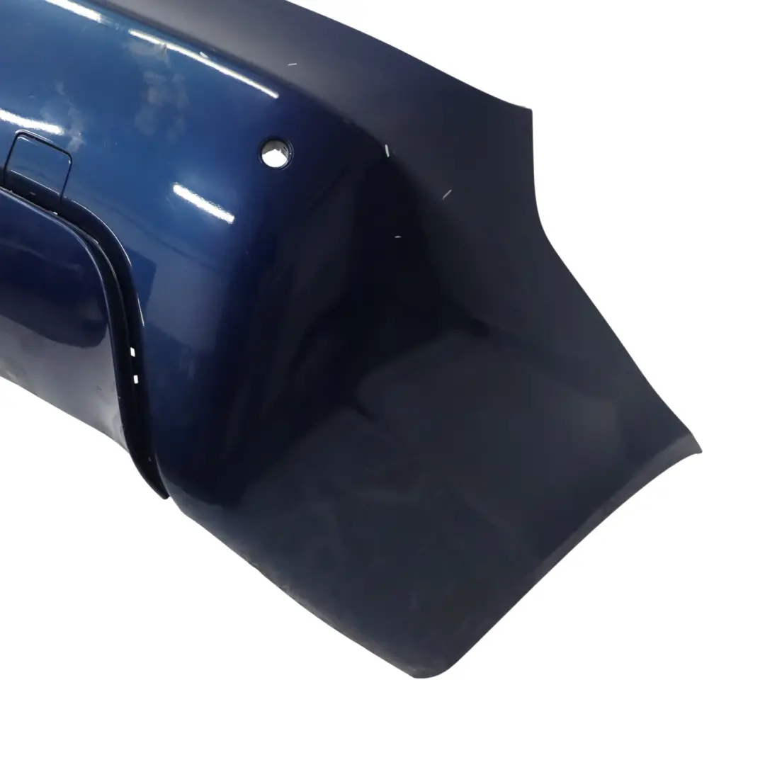 Bumper Rear M Sport Trim Panel PDC Le Mans Blue Metallic - 381 to BMW E60 with Part number 0394707 BMW E60 Bumper Rear M Sport Trim Panel PDC Le Mans Blue Metallic - 381 - SKU 0394707-LMB2 - Part number 0394707