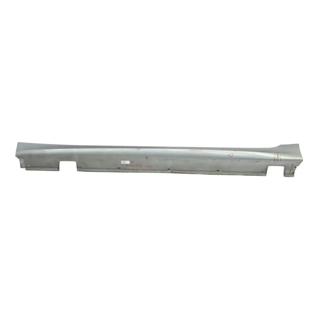 BMW E60 E61 M5 M Sport Cubre Umbral De Puerta Faldón Izquierdo Silbergrau - A08 - SKU 0396899-SBG - Número de pieza 0396899