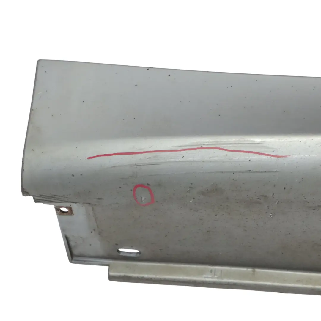 BMW E60 E61 M5 M Sport Door Sill Cover Skirt Left N/S Silbergrau Grey - A08 - SKU 0396899-SBG - Part number 0396899