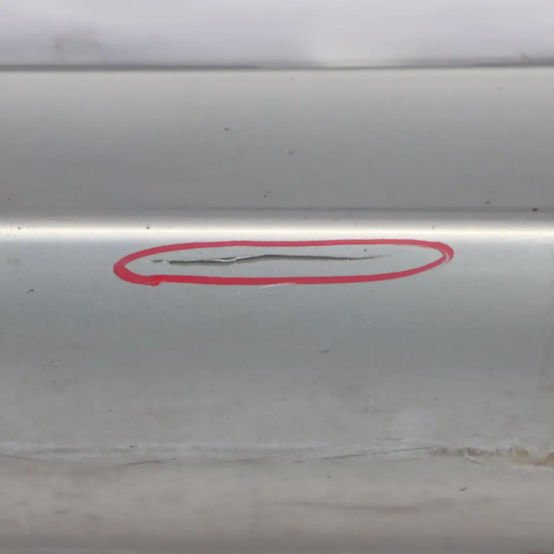 BMW E60 E61 M5 M Sport Door Sill Cover Skirt Left N/S Silbergrau Grey - A08 - SKU 0396899-SBG - Part number 0396899