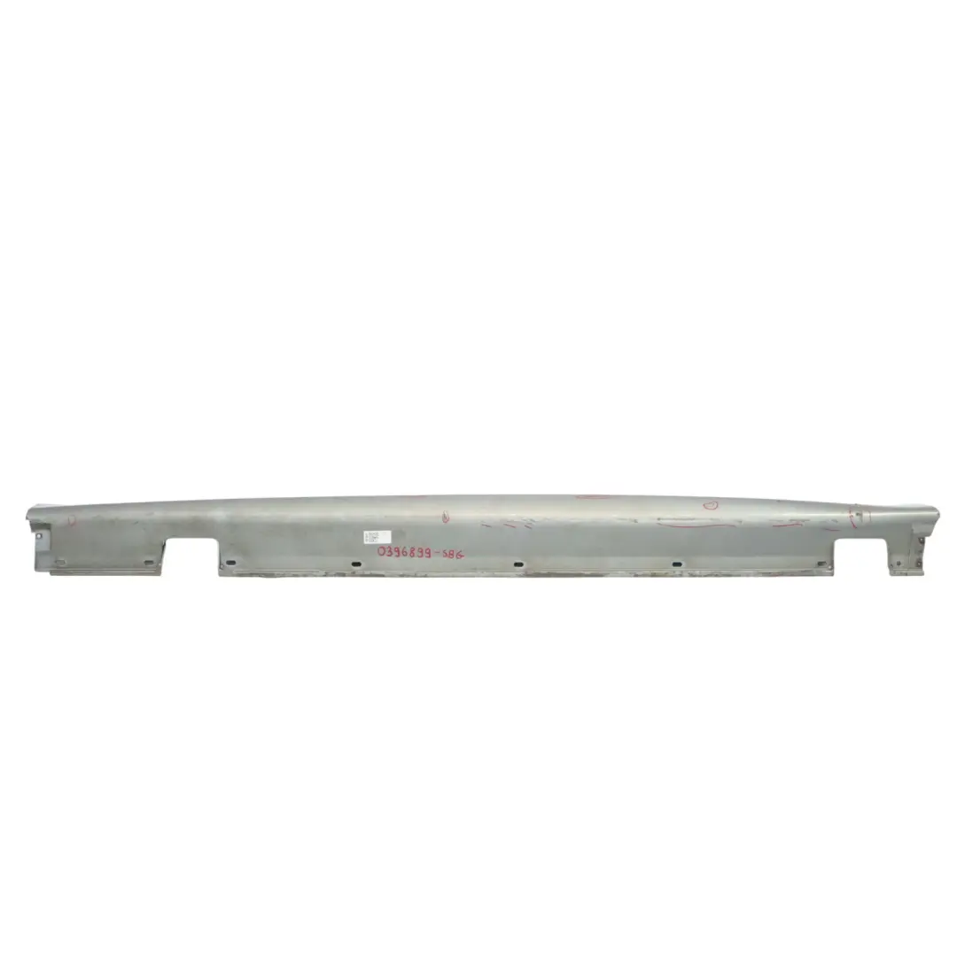 BMW E60 E61 M5 M Sport Door Sill Cover Skirt Left N/S Silbergrau Grey - A08 - SKU 0396899-SBG - Part number 0396899