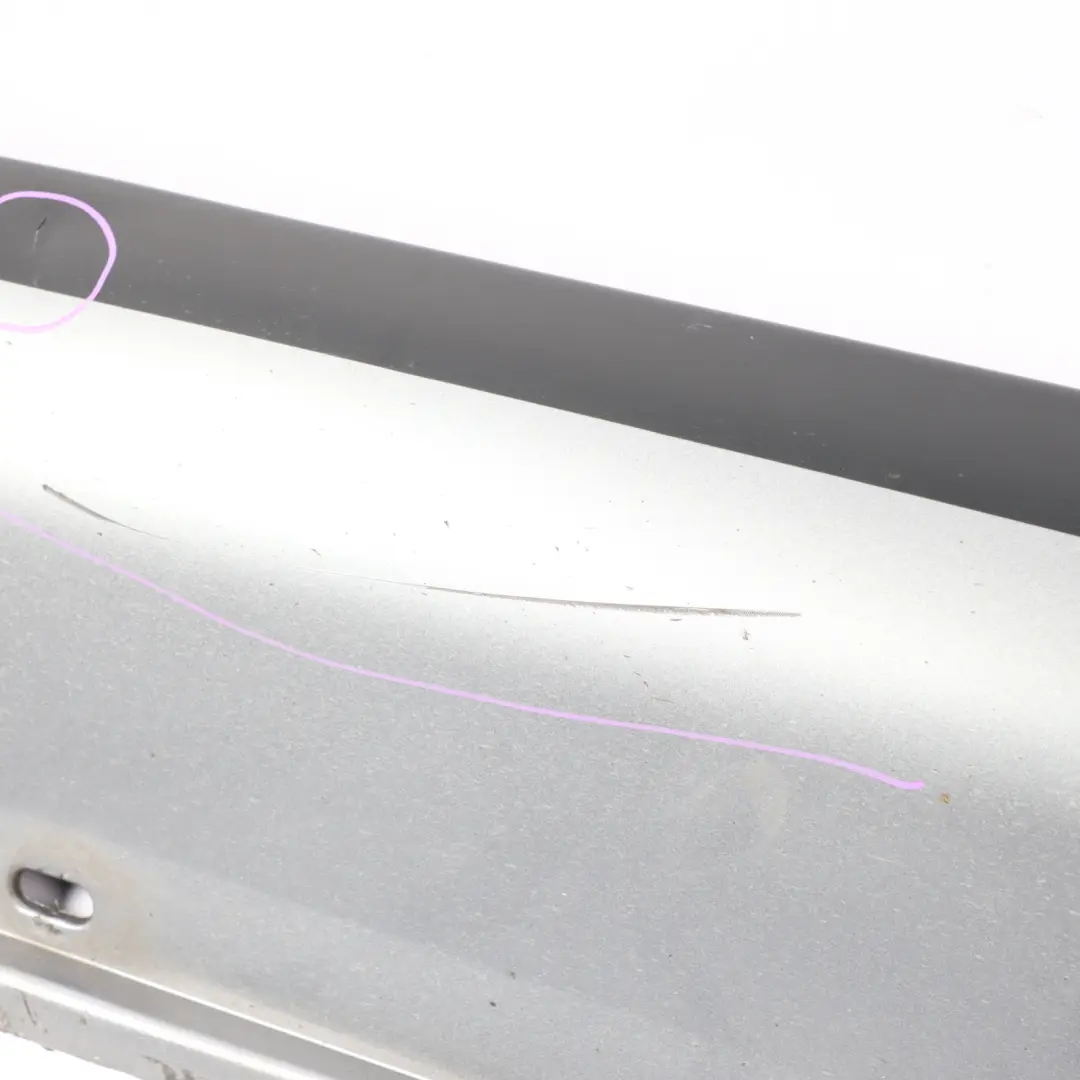 BMW E60 E61 M5 M Sport Door Sill Cover Skirt Left N/S Silbergrau Grey - A08 - SKU 0396899-SBG1 - Part number 0396899