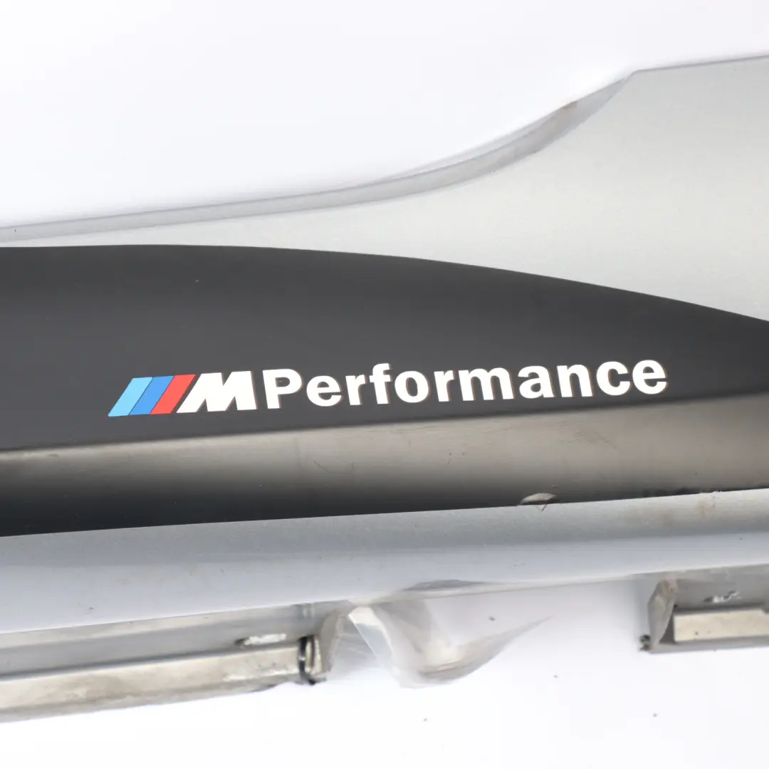 BMW E60 E61 M5 M Sport Door Sill Cover Skirt Left N/S Silbergrau Grey - A08 - SKU 0396899-SBG1 - Part number 0396899