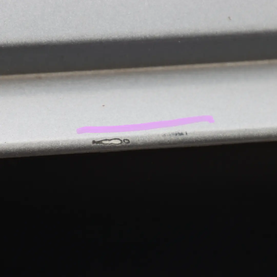 Door Sill Cover Skirt Left N/S Silbergrau Grey - A08 to BMW E60 E61 M5 M Sport with Part number 0396899 BMW E60 E61 M5 M Sport Door Sill Cover Skirt Left N/S Silbergrau Grey - A08 - SKU 0396899-SBG1 - Part number 0396899