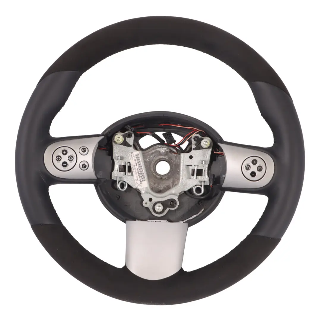 Volant Mini Cooper JCW R50 R52 R53 NEUF Cuir Noir Alcantara pour à propos du numéro de pièce 0397016 Volant Mini Cooper JCW R50 R52 R53 NEUF Cuir Noir Alcantara - SKU 0397016-1 - Numéro de pièce 0397016