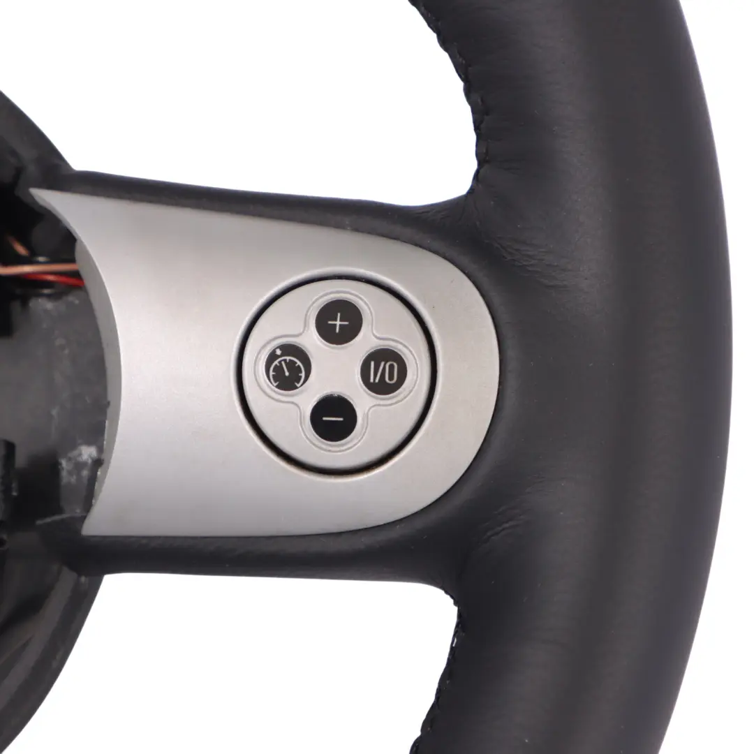 Kierownica NOWA Czarna Skóra Alcantara do Mini Cooper JCW R50 R52 R53 o numerze 0397016 Mini Cooper JCW R50 R52 R53 Kierownica NOWA Czarna Skóra Alcantara - SKU 0397016-1 - Numer Części 0397016