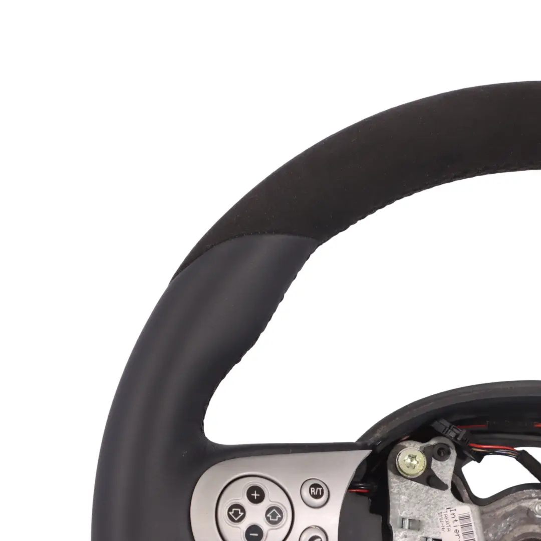 Volant Mini Cooper JCW R50 R52 R53 NEUF Cuir Noir Alcantara pour à propos du numéro de pièce 0397016 Volant Mini Cooper JCW R50 R52 R53 NEUF Cuir Noir Alcantara - SKU 0397016-1 - Numéro de pièce 0397016