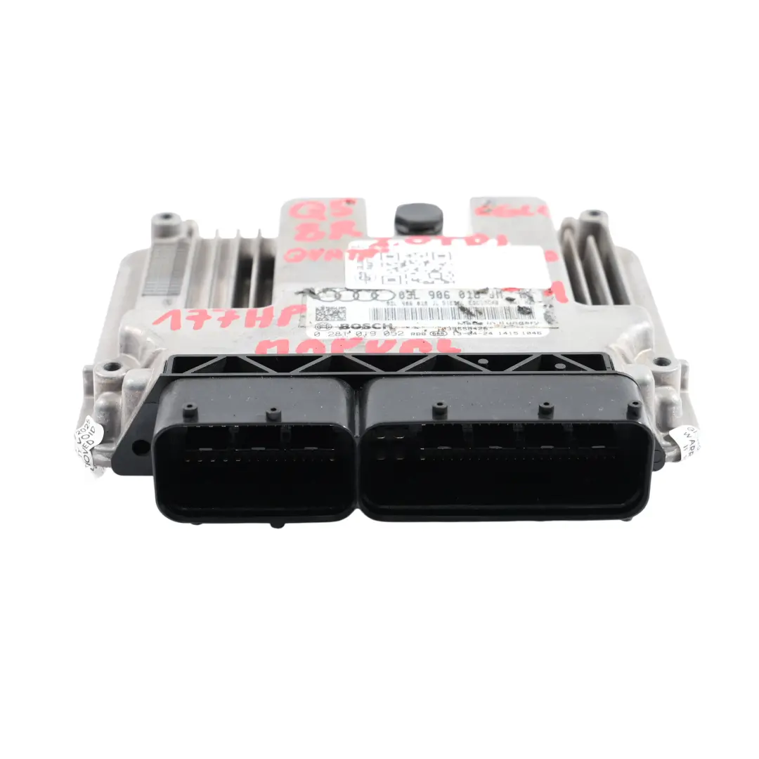 Audi Q5 8R 2.0 TDI CGLC Quattro 177HP Engine Control ECU Kit Manual - SKU 03L906018JM-1 - Part number 03L906018JM