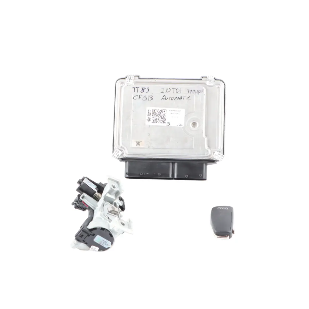 Audi TT 8J CFGB 2.0 TDI Quattro 170HP Engine ECU Kit Automatic - SKU 03L906018KP - Part number 03L906018KP