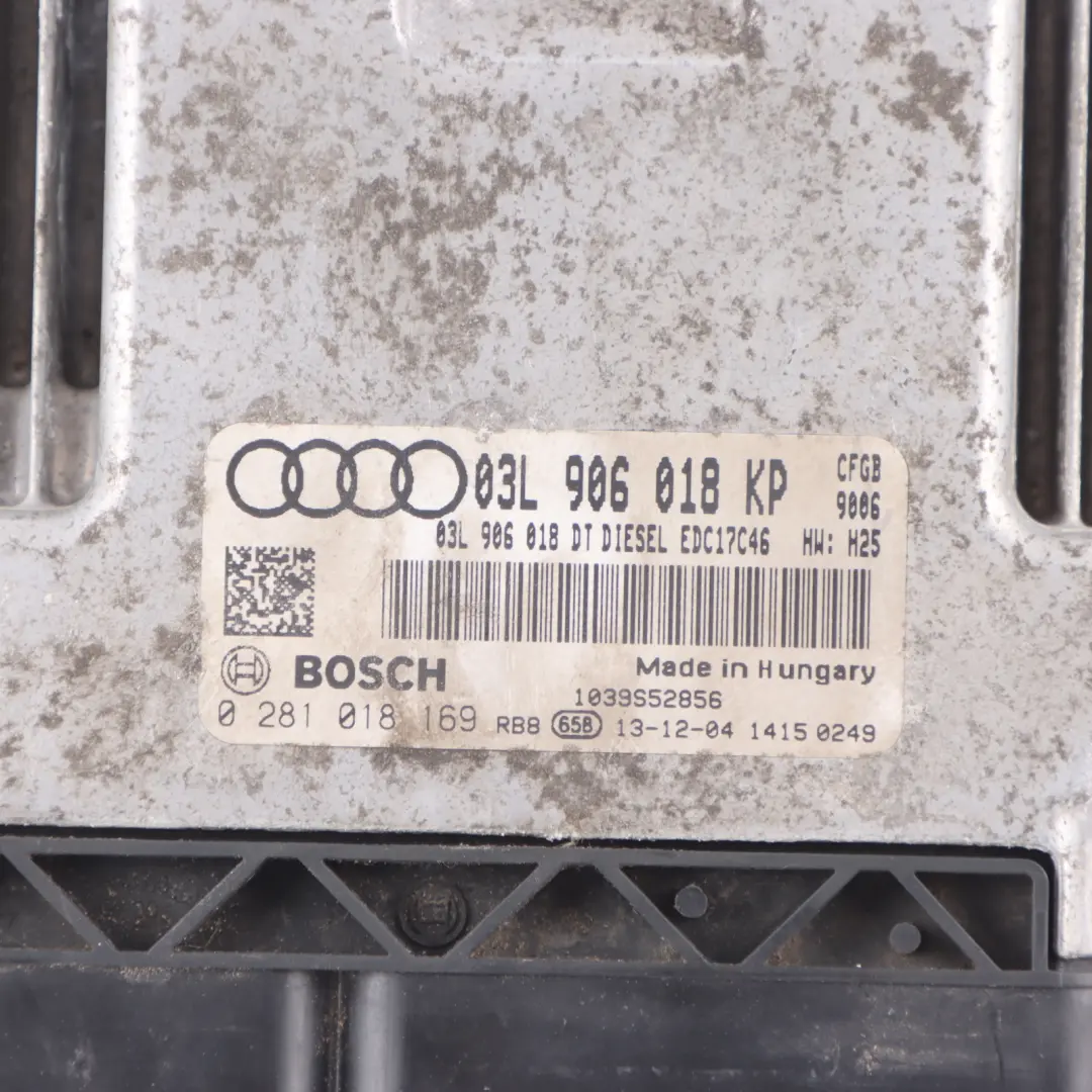 CFGB 2.0 TDI Quattro 170HP Diesel Engine Unit ECU Kit Audi TT 8J - SKU 03L906018KP - Part number 03L906018KP