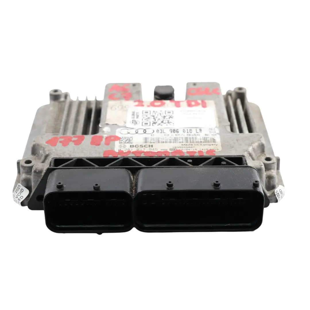 CGLC 177HP Unità Controllo Motore ECU 03L906018LA Automatico per Audi A6 C7 2.0 TDI con numero di parte 03L906018LB Audi A6 C7 2.0 TDI CGLC 177HP Unità Controllo Motore ECU 03L906018LA Automatico - SKU 03L906018LB - Numero di parte 03L906018LB