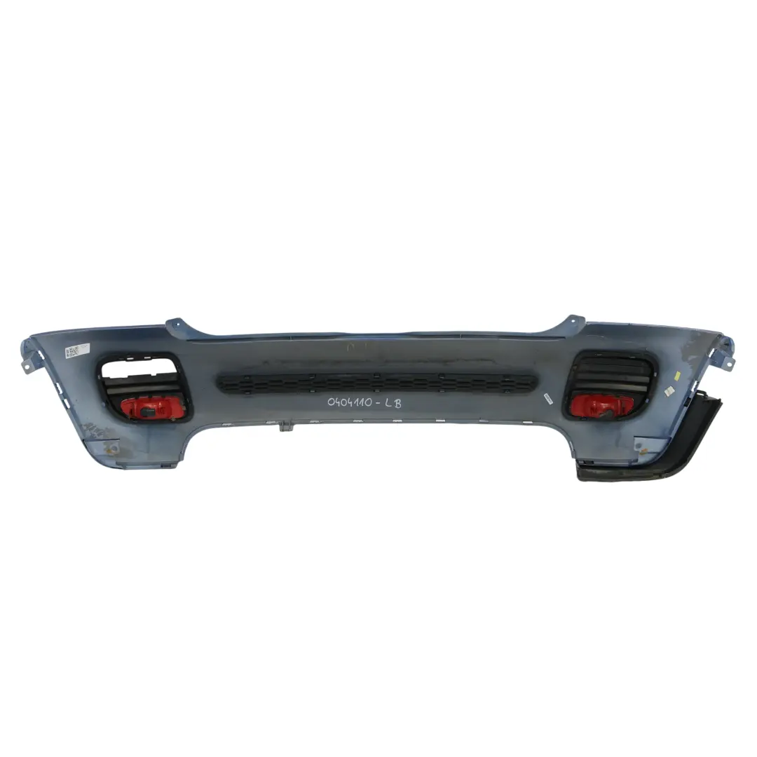 Bumper Trim JCW Lightning Blue Metallic - A63 to Mini R56 R57 Rear with Part number 0404110 Mini R56 R57 Rear Bumper Trim JCW Lightning Blue Metallic - A63 - SKU 0404110-LB - Part number 0404110