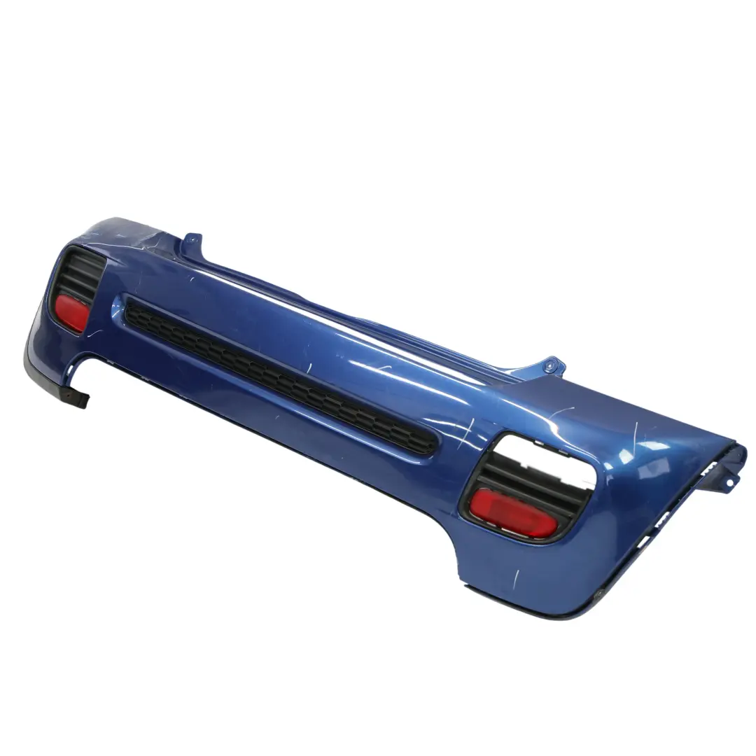 Hintere Stoßstangenverkleidung JCW Lightning Blue Metallic - A63 für Mini R56 R57 mit Teilenummer 0404110 Mini R56 R57 Hintere Stoßstangenverkleidung JCW Lightning Blue Metallic - A63 - SKU 0404110-LB - Teilenummer 0404110