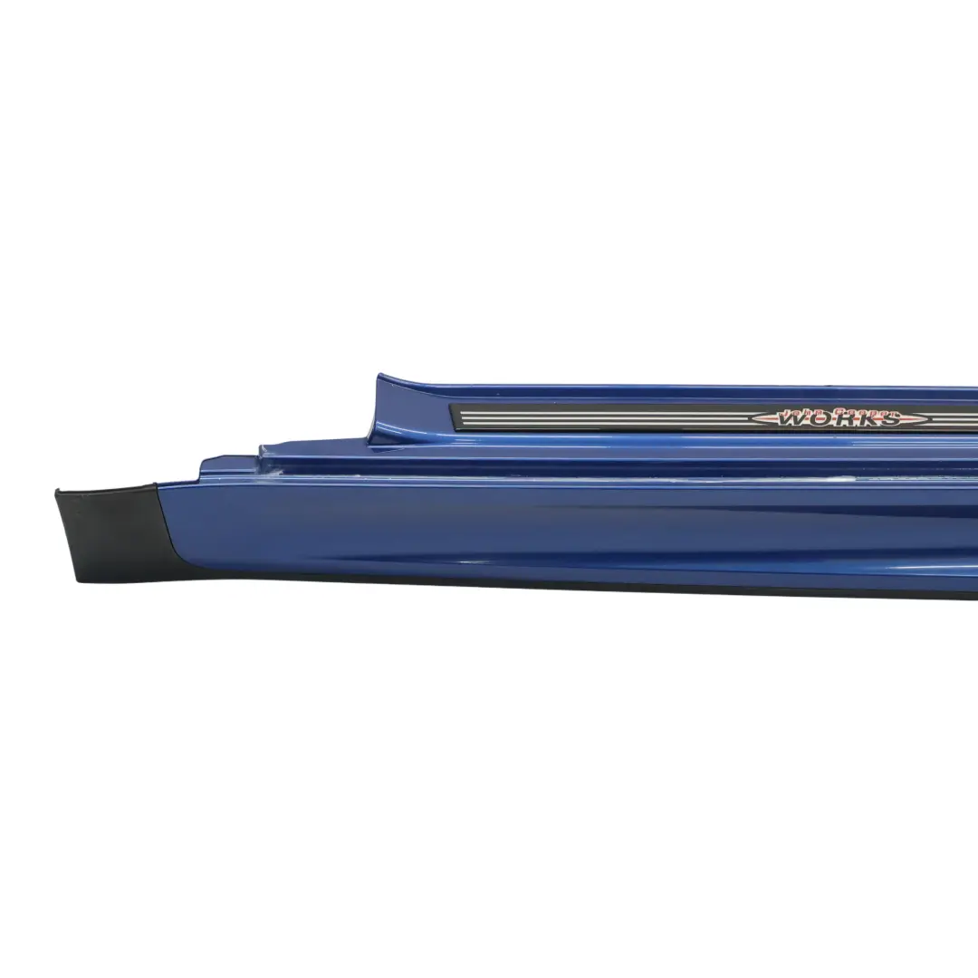 Mini Cooper R56 R57 JCW Left Door N/S Sill Skirt Side Trim Lightning Blue - A63 - SKU 0404115-LB1 - Part number 0404115