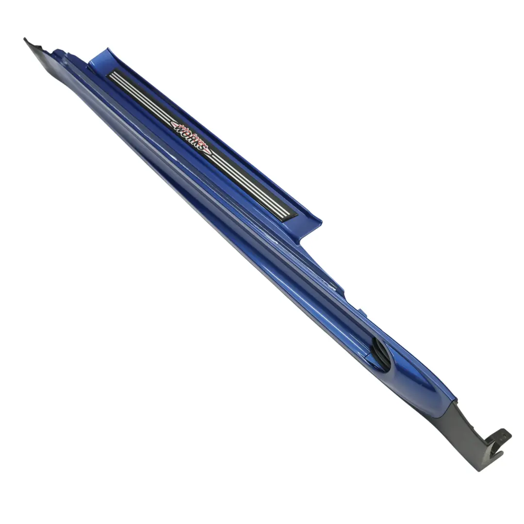Garniture Latérale De Seuil Gauche JCW Lightning Blue - A63 pour Mini Cooper R56 R57 à propos du numéro de pièce 0404115 Mini Cooper R56 R57 Garniture Latérale De Seuil Gauche JCW Lightning Blue - A63 - SKU 0404115-LB1 - Numéro de pièce 0404115