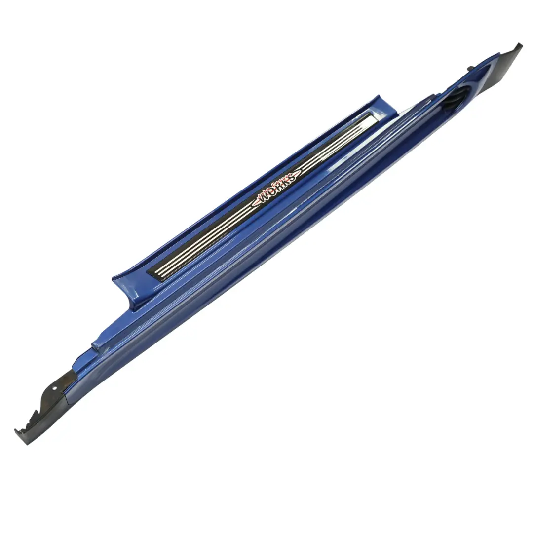 Mini Cooper R56 R57 JCW Left Door N/S Sill Skirt Side Trim Lightning Blue - A63 - SKU 0404115-LB1 - Part number 0404115