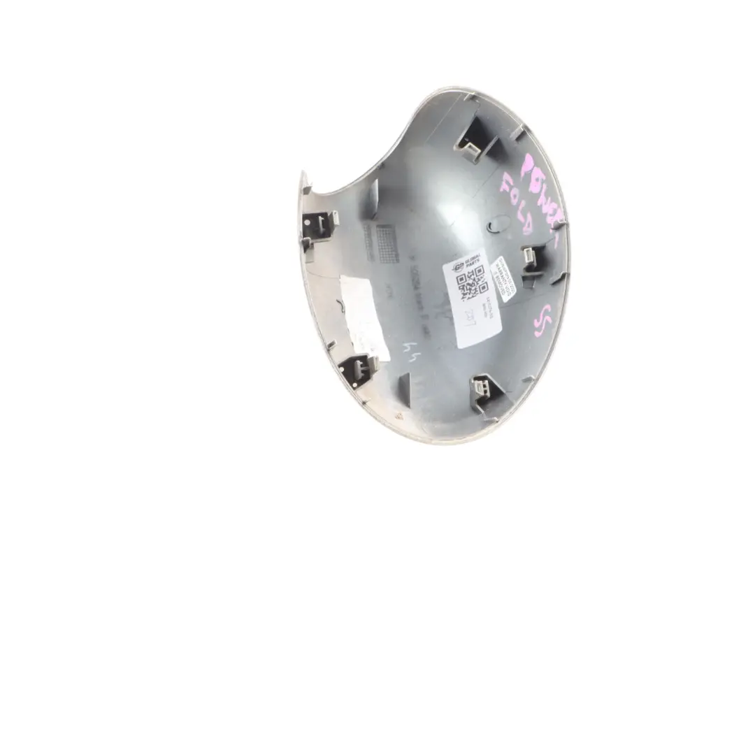 Mini R55 R56 Mirror Cover Fold Cap Trim Right O/S Door Wing Sparkling Silver A60 - SKU 0415376-SS - Part number 0415376