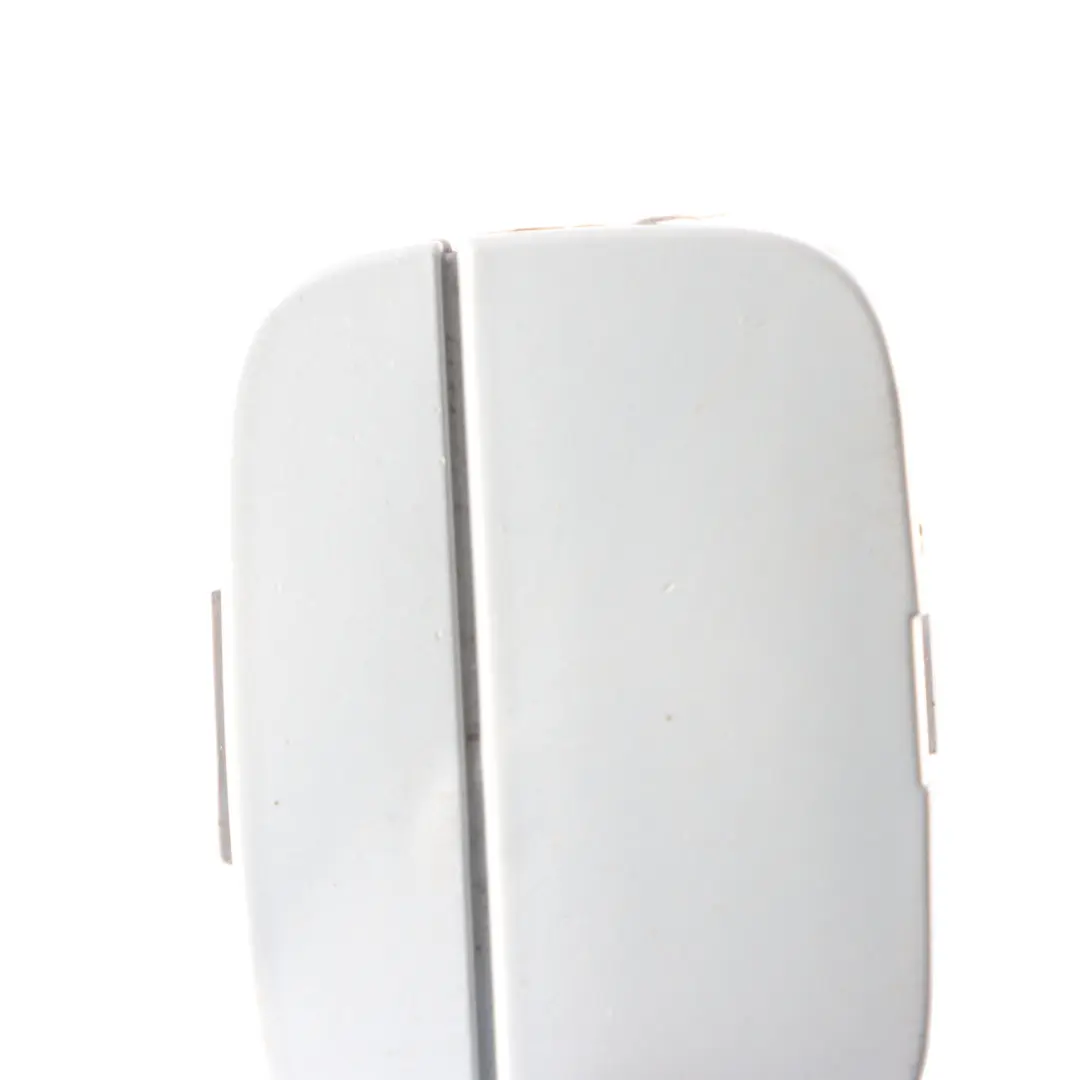Mini Cooper R55 R56 Cover Flap Towing Eye Bumper Sparkling White Silver - A62 - SKU 0430243-WS - Part number 0430243