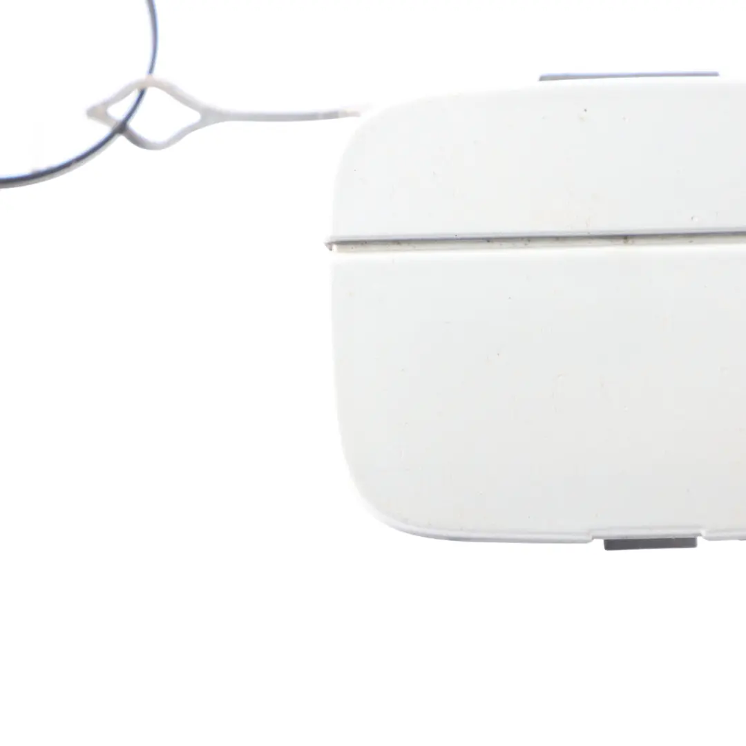 Mini Cooper R55 R56 Cover Flap Towing Eye Bumper Sparkling White Silver - A62 - SKU 0430243-WS - Part number 0430243