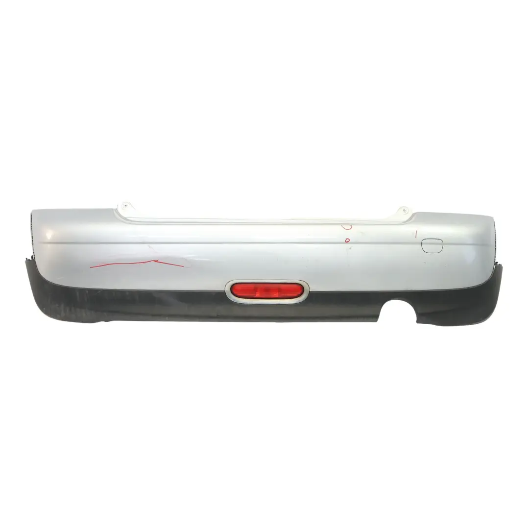 Mini Cooper R56 R57 Complete Rear Bumper Pure Silver Metallic - 900 - SKU 0430249-PS - Part number 0430249