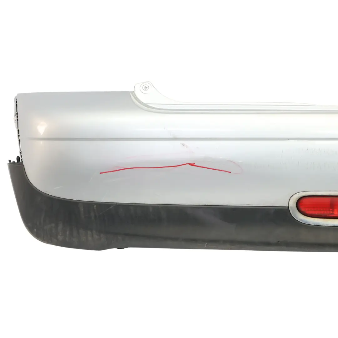 Mini Cooper R56 R57 Complete Rear Bumper Pure Silver Metallic - 900 - SKU 0430249-PS - Part number 0430249