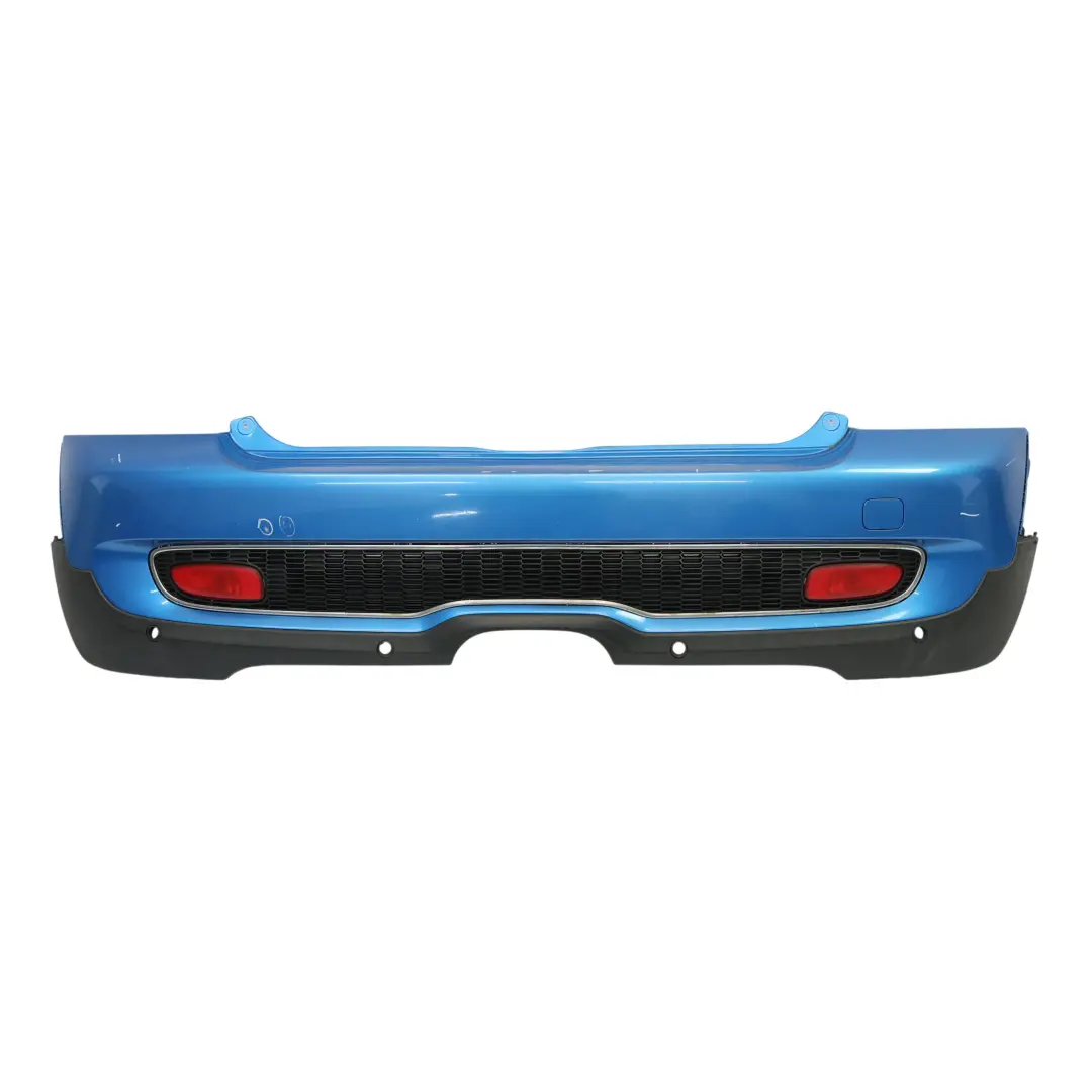 Complete Rear Bumper Trim Panel Laser Blue - A59 to BMW Mini Cooper S 4 R56 R57 with Part number 0430252 BMW Mini Cooper S 4 R56 R57 Complete Rear Bumper Trim Panel Laser Blue - A59 - SKU 0430252-LAB4 - Part number 0430252