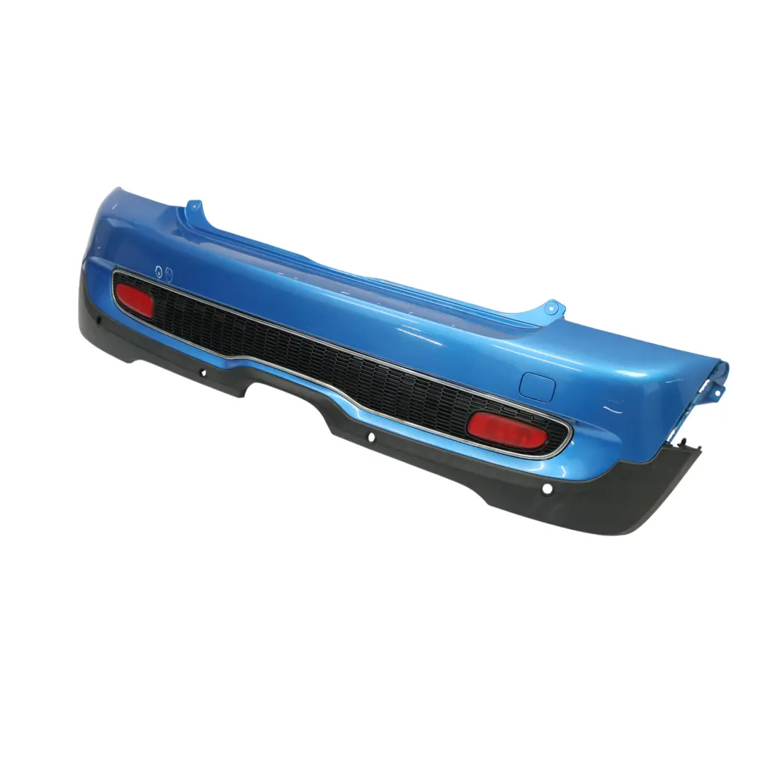 Complete Rear Bumper Trim Panel Laser Blue - A59 to BMW Mini Cooper S 4 R56 R57 with Part number 0430252 BMW Mini Cooper S 4 R56 R57 Complete Rear Bumper Trim Panel Laser Blue - A59 - SKU 0430252-LAB4 - Part number 0430252