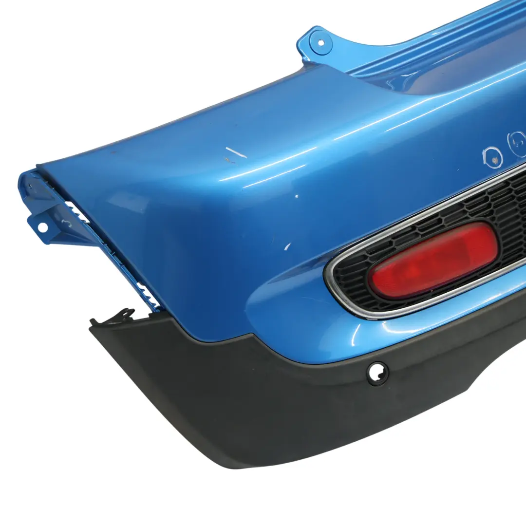 Complete Rear Bumper Trim Panel Laser Blue - A59 to BMW Mini Cooper S 4 R56 R57 with Part number 0430252 BMW Mini Cooper S 4 R56 R57 Complete Rear Bumper Trim Panel Laser Blue - A59 - SKU 0430252-LAB4 - Part number 0430252