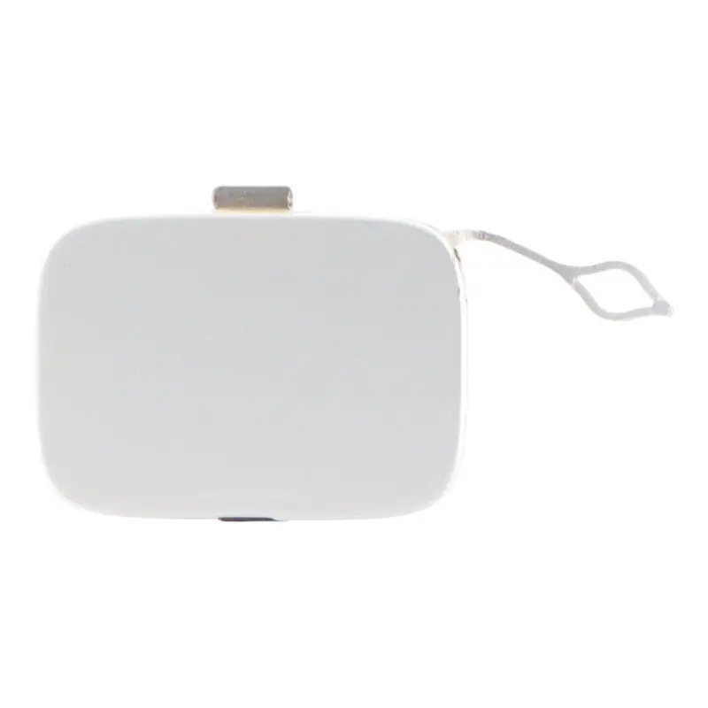 Rear Bumper Cover Mini R56 Cooper S Flap Towing White Silver Metallic - A62