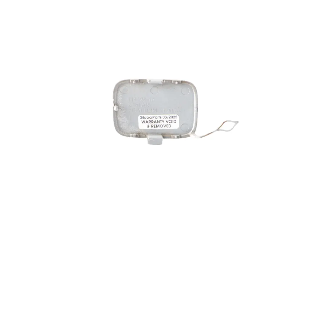 Rear Bumper Cover Mini R56 Cooper S Flap Towing White Silver Metallic - A62 - SKU 0430258-WS - Part number 0430258