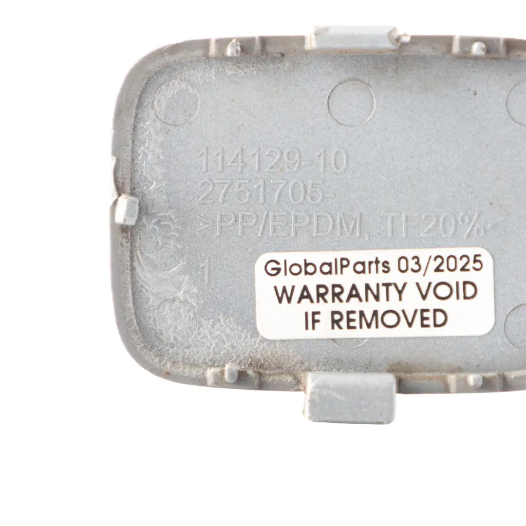 Bumper Cover Mini R56 Cooper S Flap Towing White Silver Metallic - A62 to Rear with Part number 0430258 Rear Bumper Cover Mini R56 Cooper S Flap Towing White Silver Metallic - A62 - SKU 0430258-WS - Part number 0430258