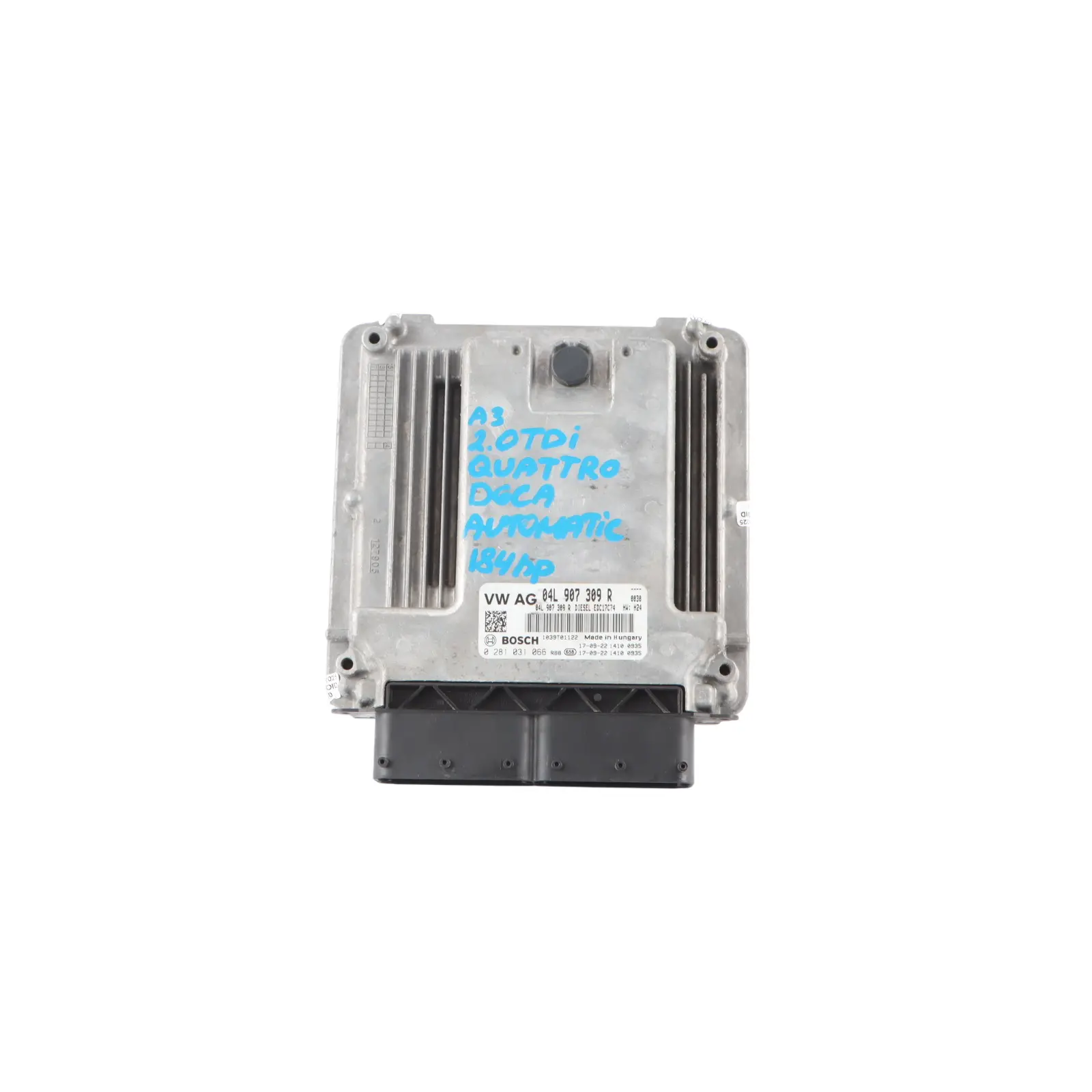 Audi A3 8V 2.0 TDI Quattro 184HP DGCA Engine ECU Unit 04L907309R Automatic
