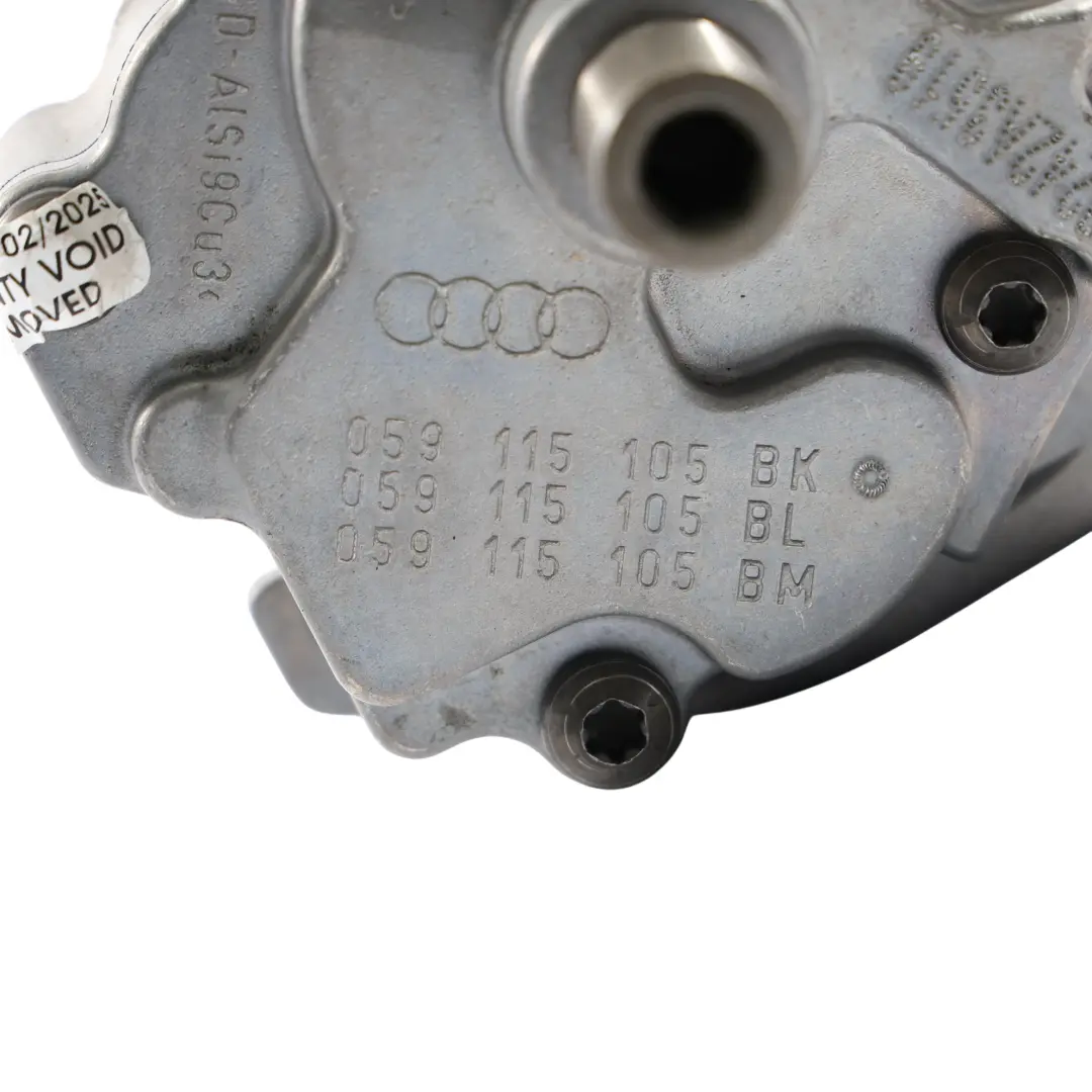 Bomba Aceite Sistema Lubricación Motor para Audi A4 B8 A5 8T 2.7 Diesel con número de pieza 059115105BK Audi A4 B8 A5 8T 2.7 Diesel Bomba Aceite Sistema Lubricación Motor - SKU 059115105BK - Número de pieza 059115105BK