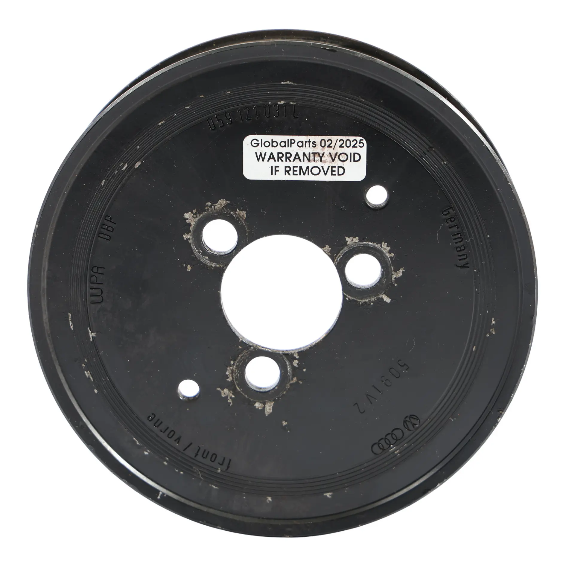 Audi A4 B8 2.7 TDI Diesel Kühl Mittel Riemen Pumpe Scheibe Wasser Rad 059121031L