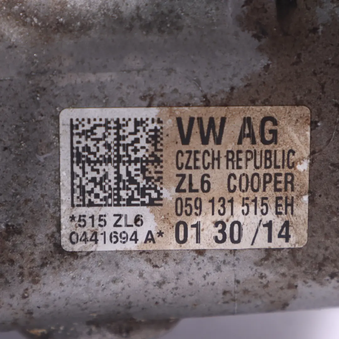 Audi Q7 4L 3.0 TDI Vanne EGR Refroidisseur D'Échappement De Moteur - SKU 059131515EH - Numéro de pièce 059131515EH