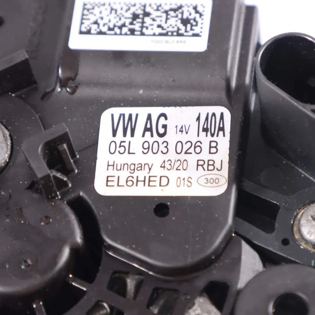 DTTC Diesel Motor Lichtmaschine Generator für Audi Q2 GA 3.0 TDI mit Teilenummer 05L903026B Audi Q2 GA 3.0 TDI DTTC Diesel Motor Lichtmaschine Generator - SKU 05L903026B - Teilenummer 05L903026B