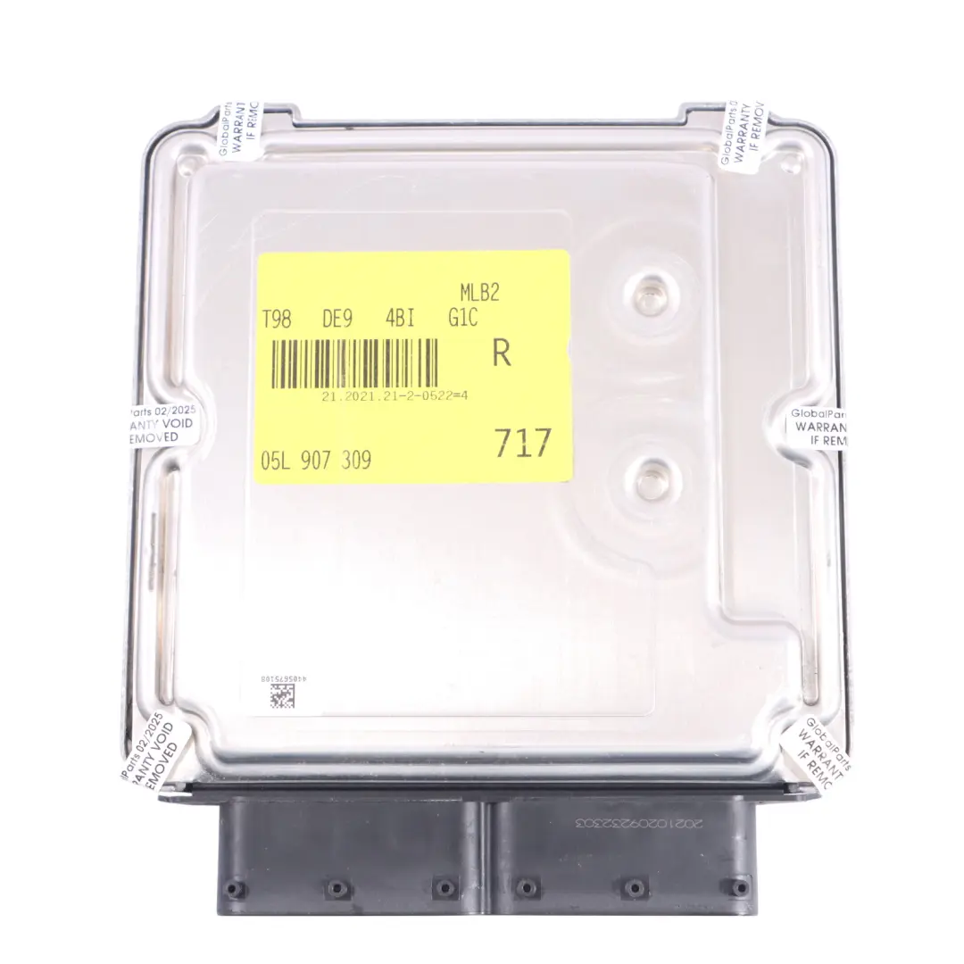 Unité Contrôle Moteur Audi A4 B9 30 TDI DTNB 136HP ECU Automatique pour à propos du numéro de pièce 05L907309 Unité Contrôle Moteur Audi A4 B9 30 TDI DTNB 136HP ECU Automatique - SKU 05L907309 - Numéro de pièce 05L907309
