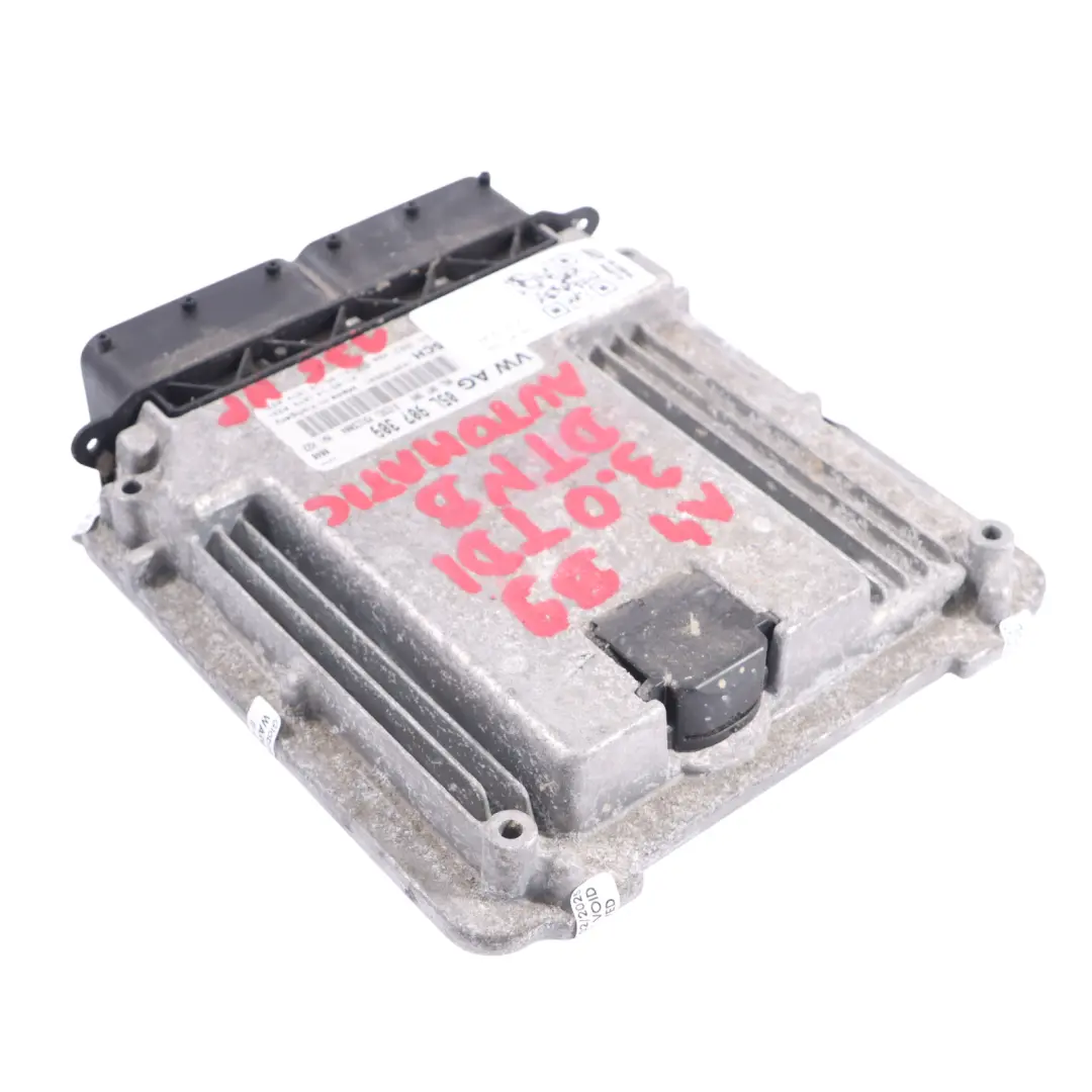 DTNB 136HP Unità Controllo Motore ECU Automatico per Audi A4 B9 30 TDI con numero di parte 05L907309 Audi A4 B9 30 TDI DTNB 136HP Unità Controllo Motore ECU Automatico - SKU 05L907309 - Numero di parte 05L907309