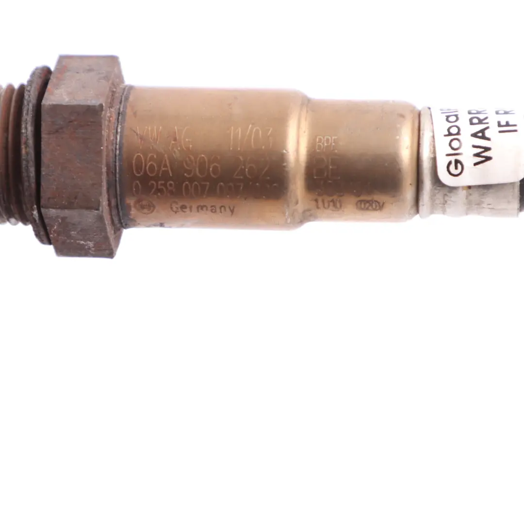 Sonda Lambda para Audi S4 B6 4.2 V8 con número de pieza 06A906262BE Audi S4 B6 4.2 V8 Sonda Lambda - SKU 06A906262BE - Número de pieza 06A906262BE