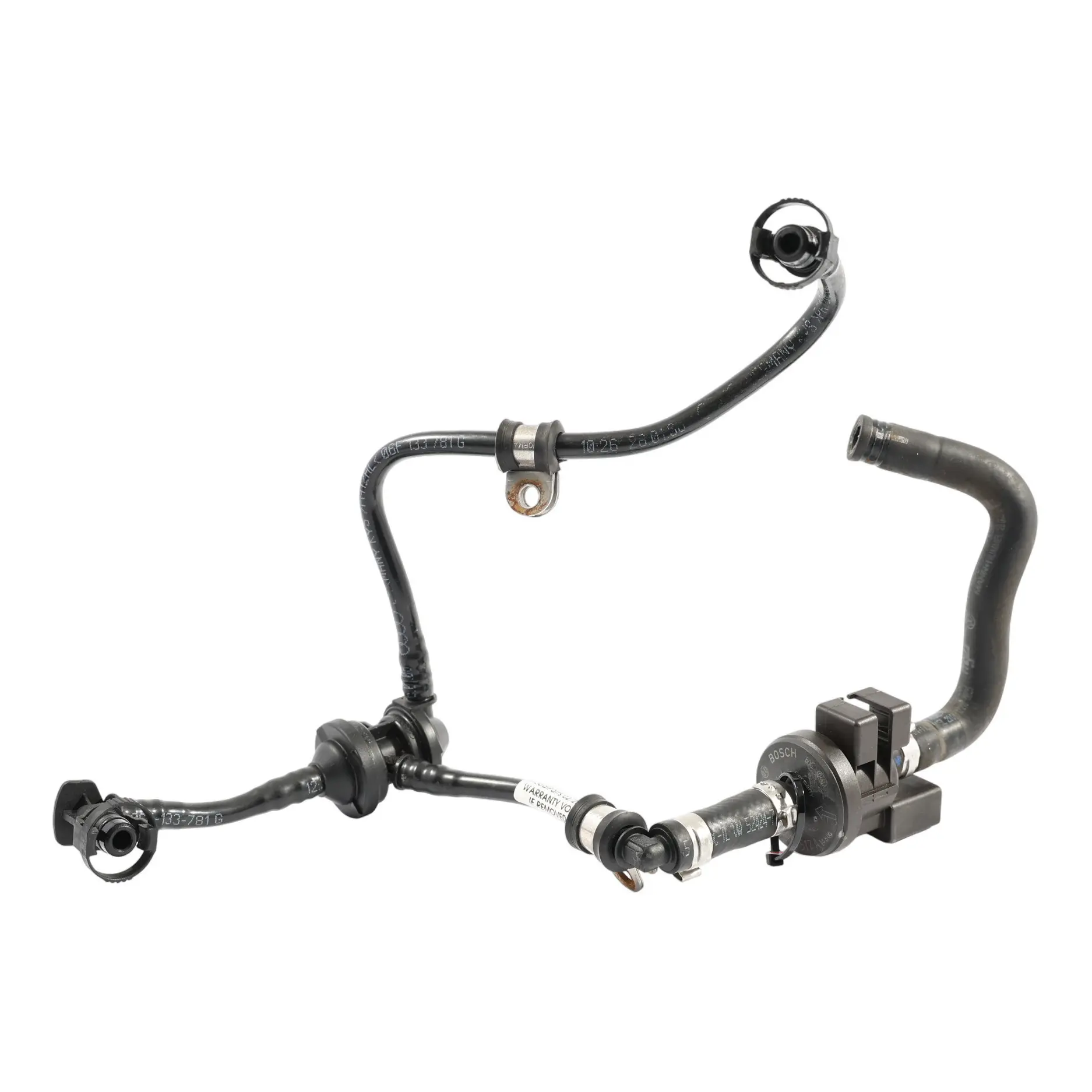 Vakuum Leitung Audi TT 8J 2.0 TFSI Pumpen Rohr Ansaug Krümmer 06F133781G