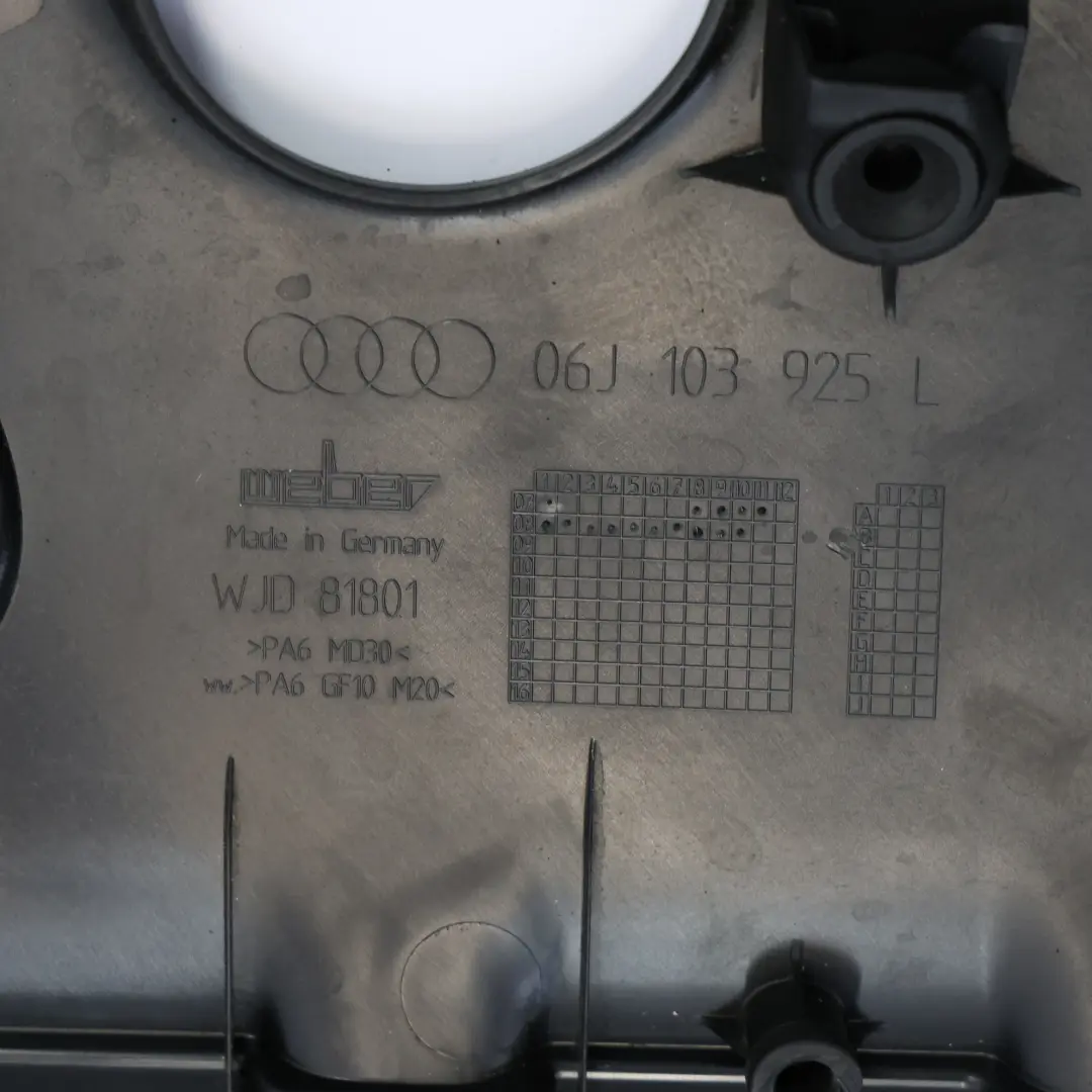 Audi A4 B8 A5 8T 1.8 TFSI Górna Pokrywa Osłona Silnika Panel - SKU 06J103925AG-1 - Numer Części 06J103925AG